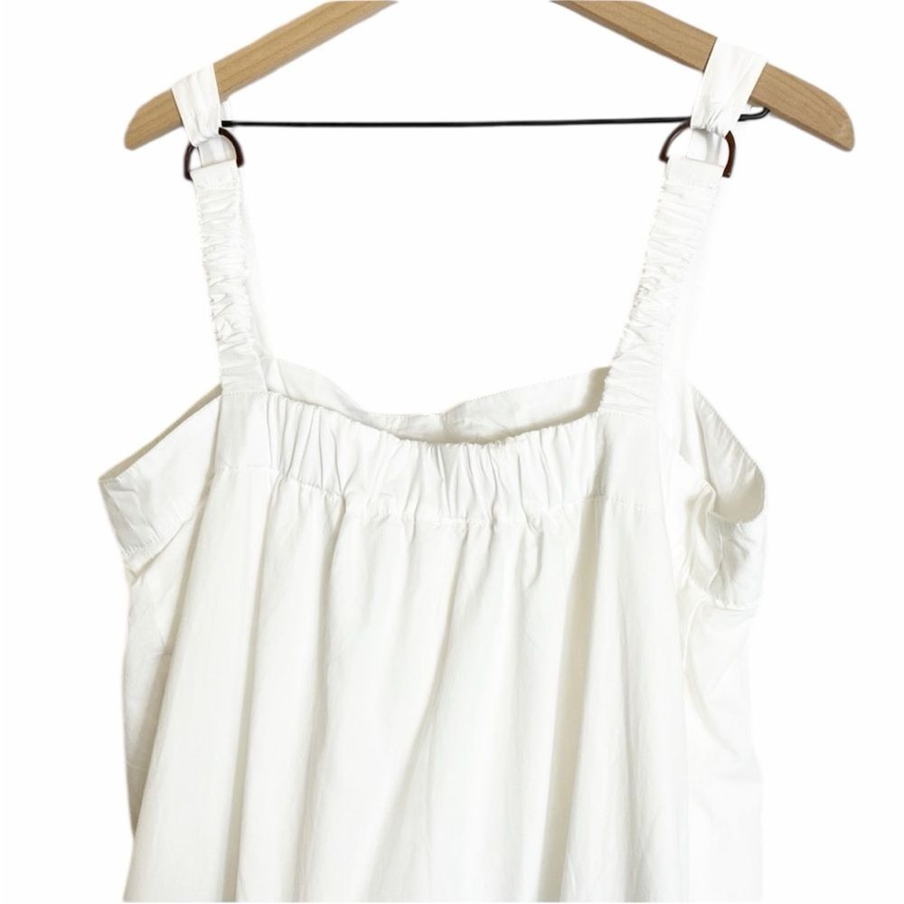 Anthropologie Maeve Ashleigh Colorblock Tiered Midi Dress Cotton M - Picture 6 of 11